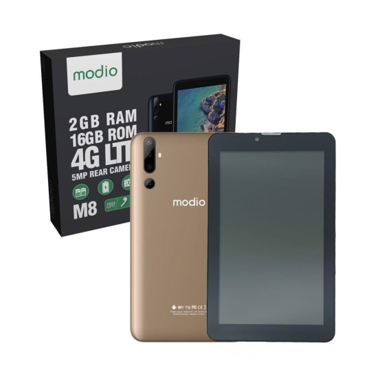 TABLET MODIO M8 4G LTE 4GB/64GB 7.0" GOLD